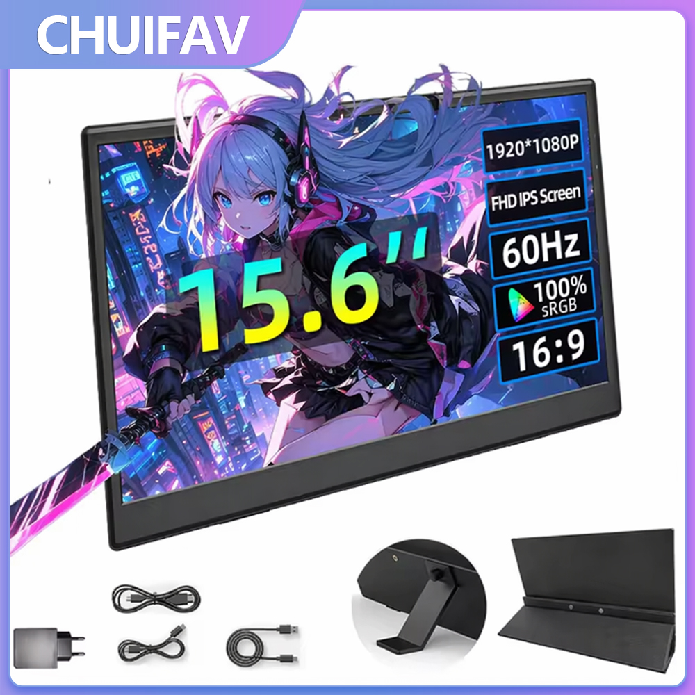 Xbox Laptop Accessories - CHUIFAV 15.6 インチポータブルモニターノートブックラップトップ PC 任天堂スイッチ 2