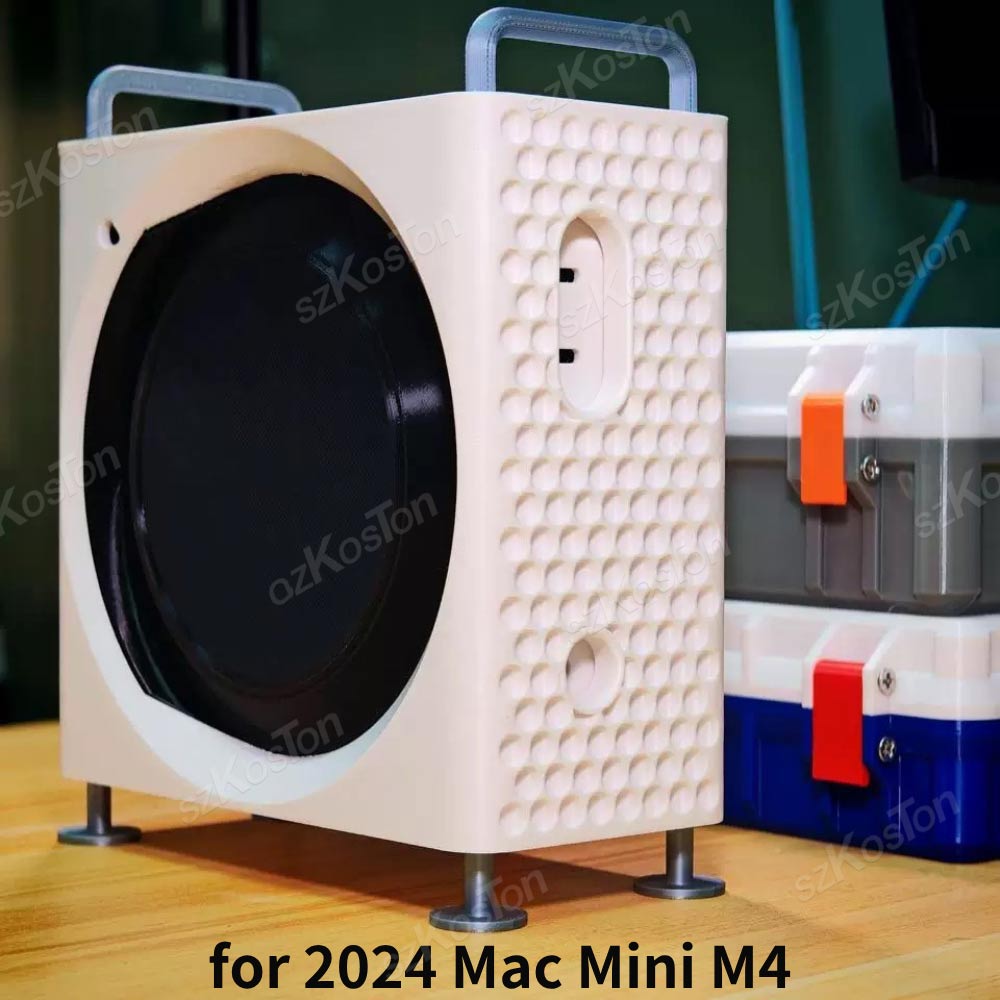 Mac Laptop Accessories - コンピューターケース,垂直スタンド,保護カバー,Mac mini m4 pro,3D印刷アクセサリ,2024