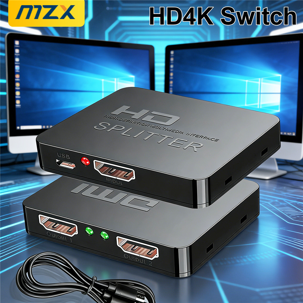 Xbox Laptop Accessories - 1-in-2-Out 4K スイッチ ビデオ HDMI 対応スプリッター