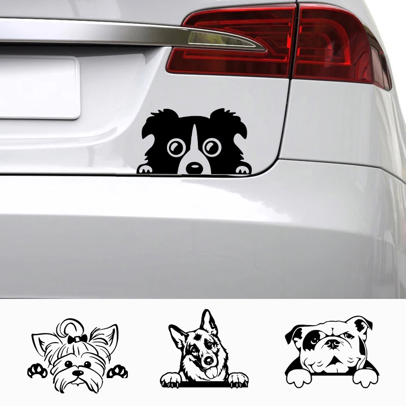 Mac Laptop Accessories - 車 Accessorie デカールおかしい犬名車デカール犬ペット動物ラップトップビニールステッカー Apple MacBook Pro/Air