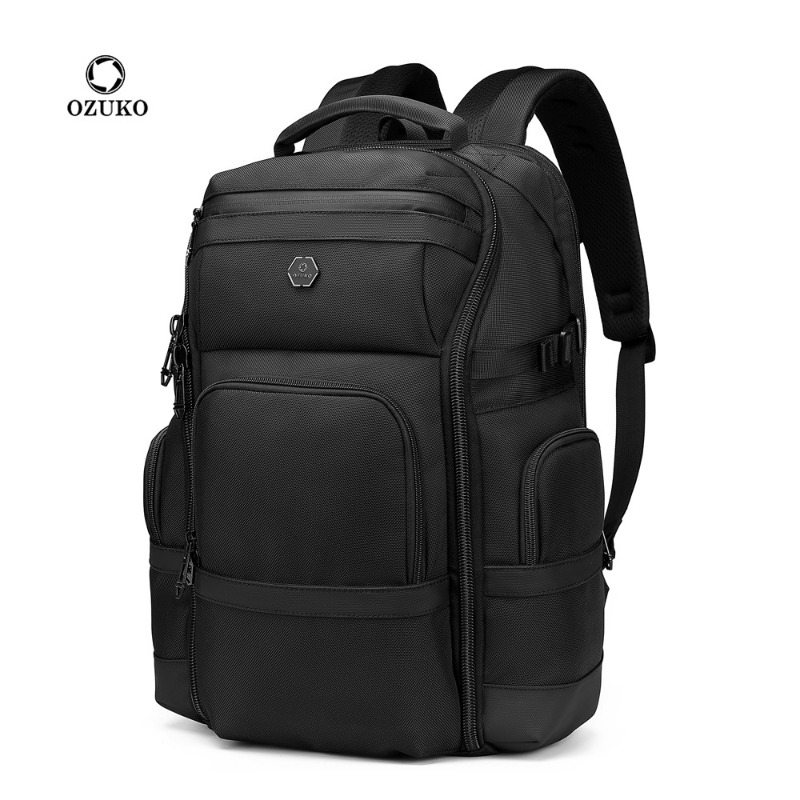 Laptop Bag Waterproof - 大容量ビジネスリュック 防水 多ポケット 旅行 通学 メンズ
