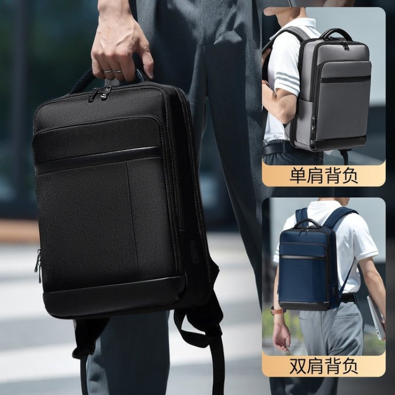 Laptop Bag Waterproof - 男性用ラップトップビジネスバックパック 17インチ ファッションスクール防水USB大容量バッグ mochilas バックパック
