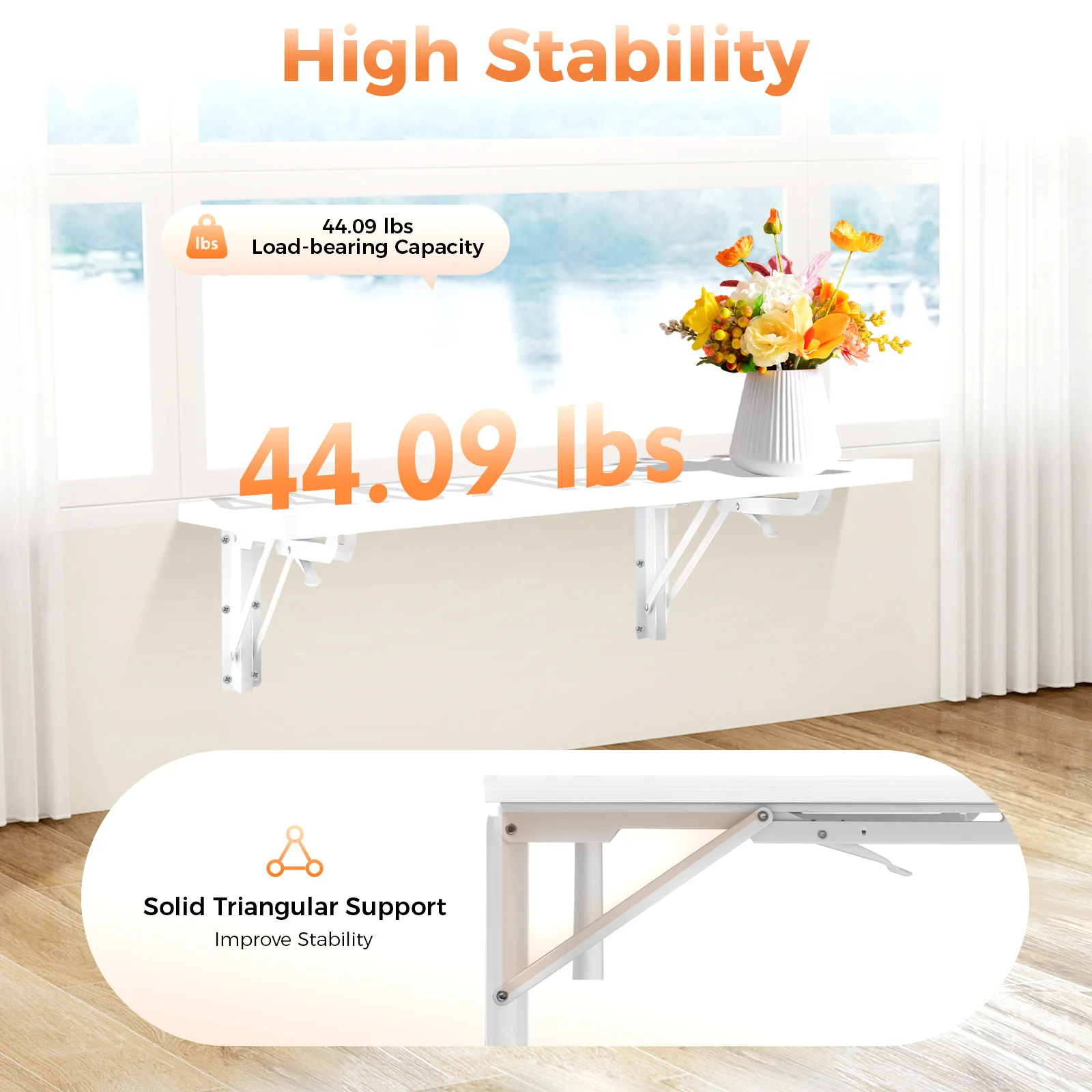 Laptop Accessories Officeworks - 省スペース折りたたみ式壁掛けフローティングデスク 60x40cmサイズ 多機能コンピューターワークテーブル ヘビーデューティーオーガナイザーラック 家庭 オフィス
