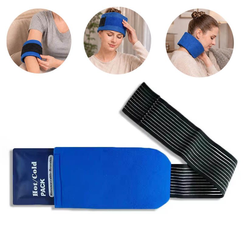 Wrist Rest Gel - 再利用可能なアイスジェルパック ソフト冷温湿布パック 肘、足、膝、手首、脚、首の健康管理用 調節可能な温冷湿布パック