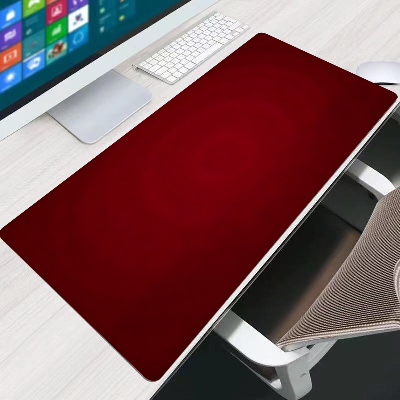 Laptop Accessories Pink - 赤いマウスパッドオフィス拡張デスクマット 90 × 40 センチメートルゴム製ゲームアクセサリーエッジホワイトファッションピンクマウスパッドラップトップキーボードマット