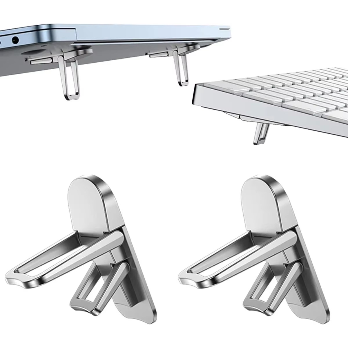 Laptop Extra Accessories - ミニポータブルレッグスラップトップスタンドホルダー Macbook Huawei Samsung Xiaomi Dell