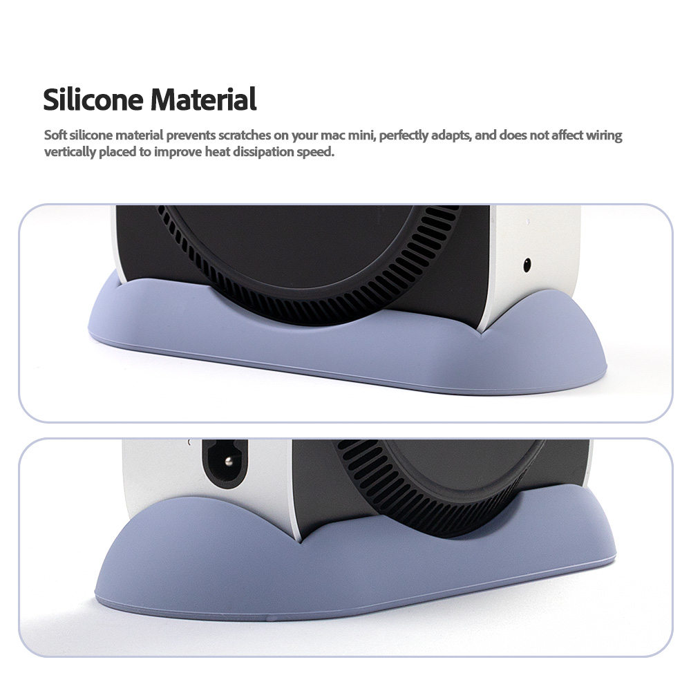 シリコン製垂直スタンド Mac Mini M4 /M4 Pr - Mac Laptop Accessories のレビューと価格