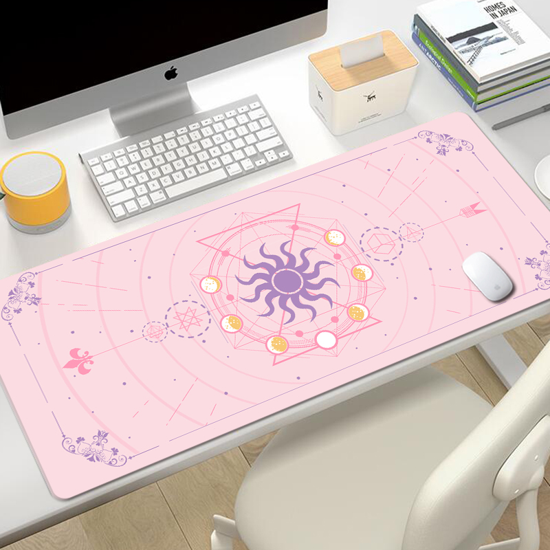 魔法の月の星が付いたゲームマウスパッド,大きいサイズ,紫,か - Laptop Extra Accessories のレビューと価格