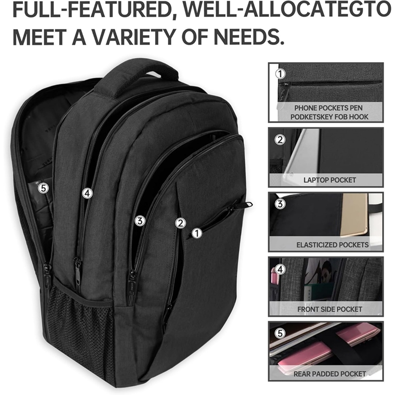 大型トラベルラップトップバックパック、ビジネス盗難防止スリム - Laptop Bag Waterproof のレビューと価格