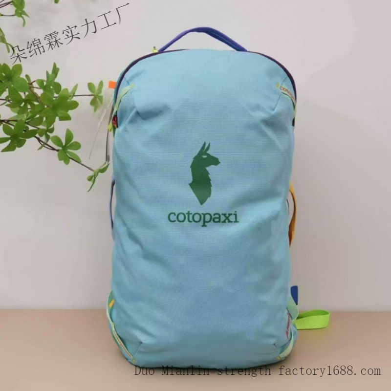 防水カラーブロックバックパック男性女性大容量旅行バッグアウト - Laptop Original Accessories のレビューと価格