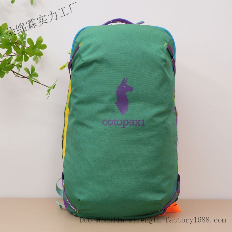 防水カラーブロックバックパック男性女性大容量旅行バッグアウト - Laptop Original Accessories のレビューと価格