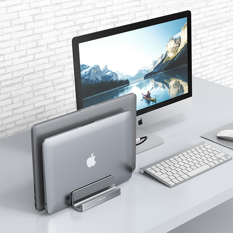 CABLETIME 垂直ラップトップスタンド アルミ製ノート - Laptop Accessories Dell のレビューと価格