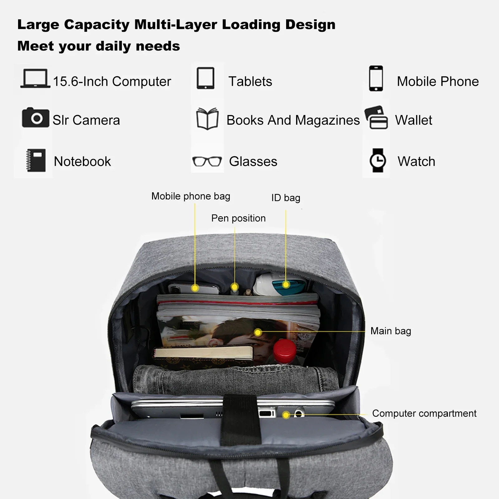 ラップトップバックパック 17インチラップトップバッグ用 U - Laptop Bag Waterproof のレビューと価格