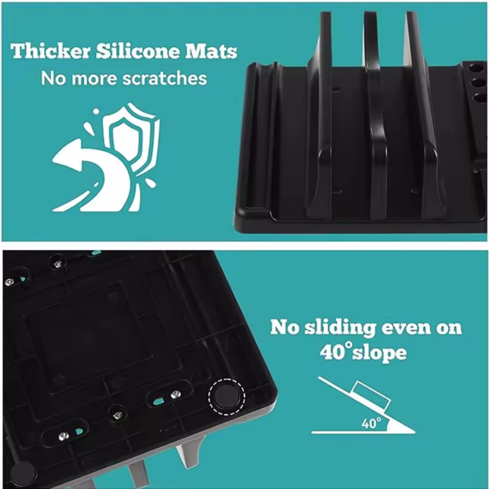 シングル/デュアルスロット垂直ラップトップスタンドホルダー  - Laptop Accessories Dell のレビューと価格