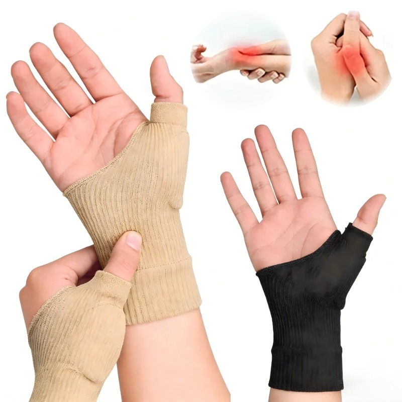 1組の手首親指圧迫関節炎用手袋、通気性のある手首サポートブレ - Wrist Rest Gel のレビューと価格