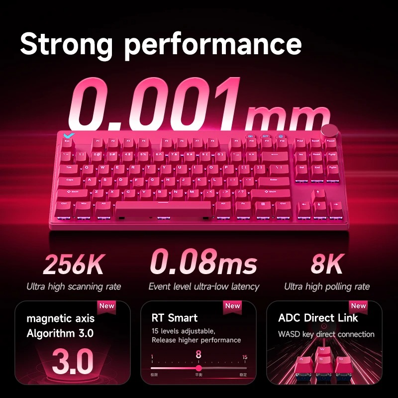Mchose Mix87 磁気スイッチキーボード 有線ゲーミ - Laptop Accessories Productivity のレビューと価格