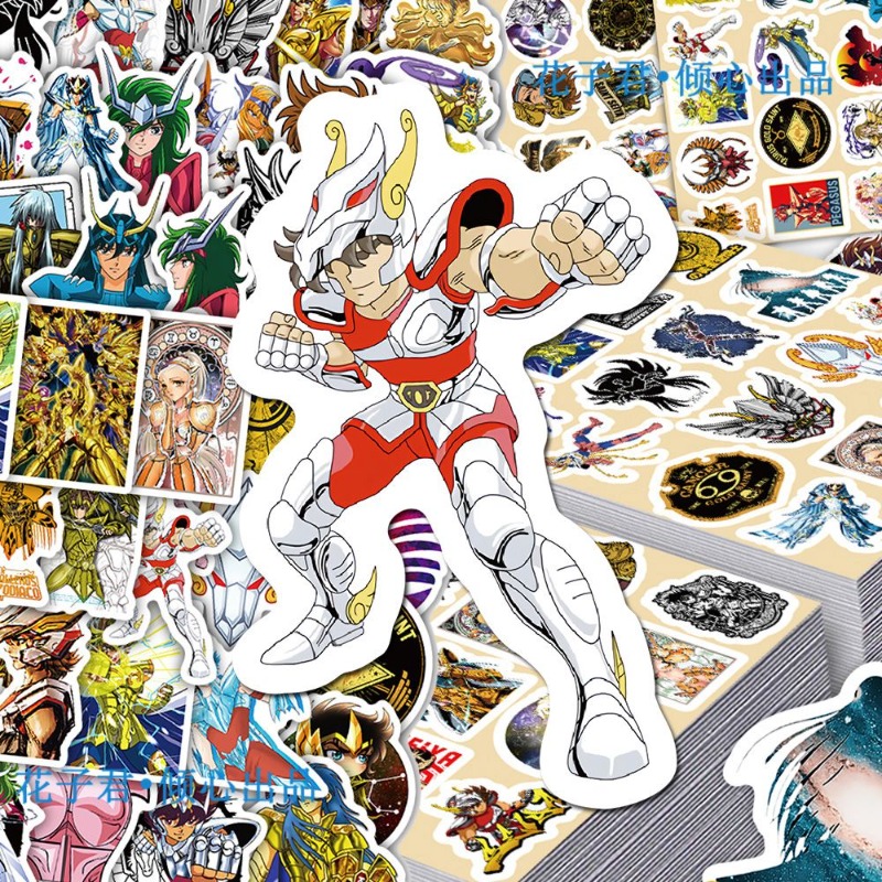 101 個聖闘士星矢アニメステッカー漫画キャラクター DIY - Laptop Original Accessories のレビューと価格