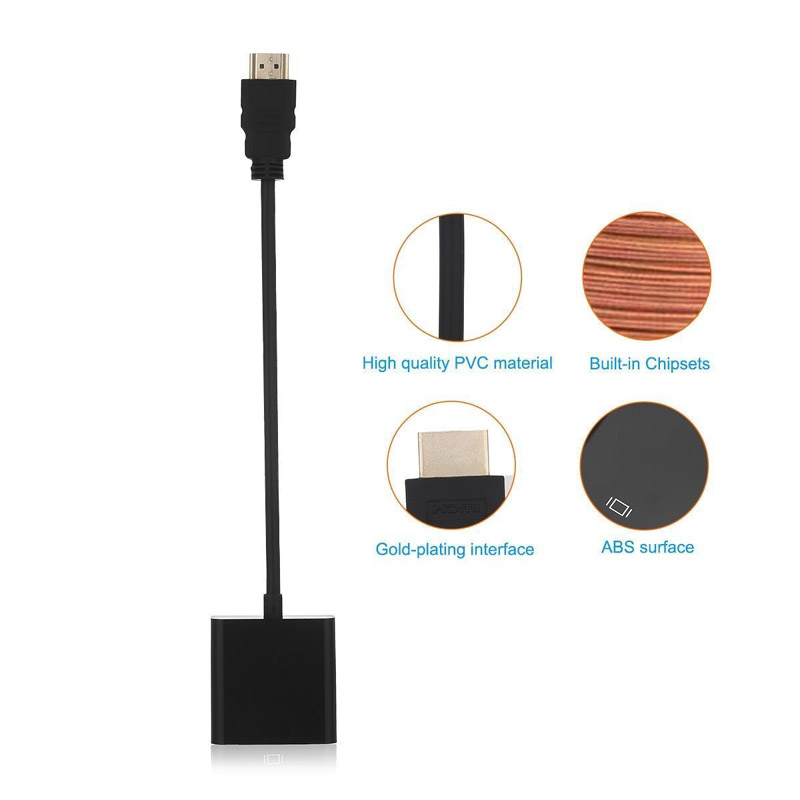 HDMI 互換 VGA アダプタデジタル - アナログコンバ - Xbox Laptop Accessories のレビューと価格