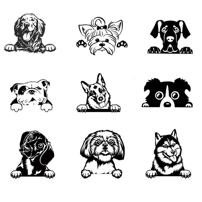 車 Accessorie デカールおかしい犬名車デカール犬ペ - Mac Laptop Accessories のレビューと価格