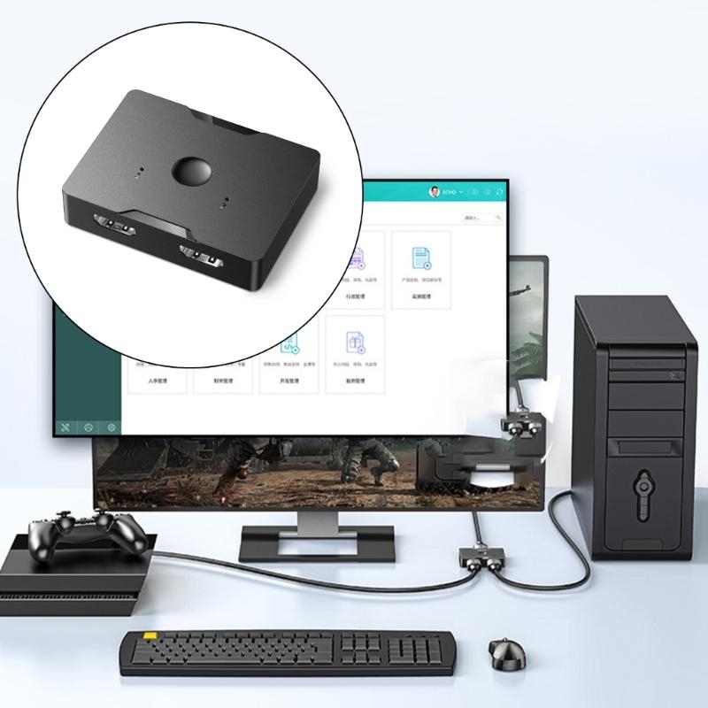 MZX 4K HDMI 互換 2.0 スイッチ双方向 KVM - Xbox Laptop Accessories のレビューと価格