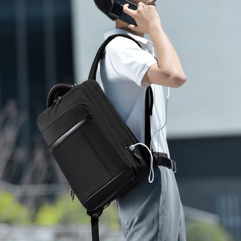 男性用ラップトップビジネスバックパック 17インチ ファッシ - Laptop Bag Waterproof のレビューと価格