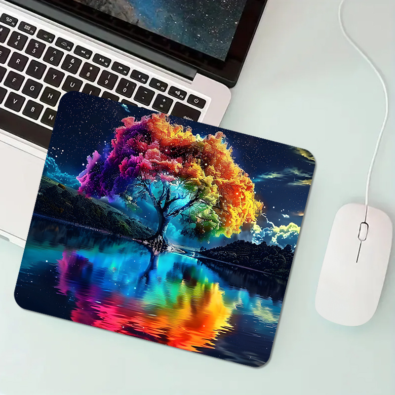カラフルなマジックツリー小さなマウスパッドラバー滑り止めデス - Laptop Accessories Officeworks のレビューと価格