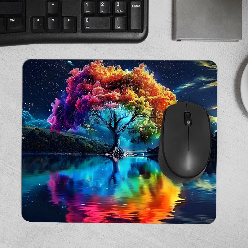 カラフルなマジックツリー小さなマウスパッドラバー滑り止めデス - Laptop Accessories Officeworks のレビューと価格