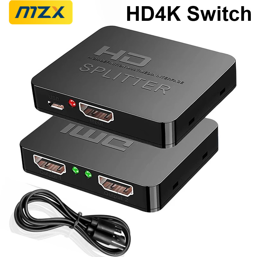 4K HDMI 対応 1x2 スプリッター スイッチ 1 入 - Xbox Laptop Accessories のレビューと価格