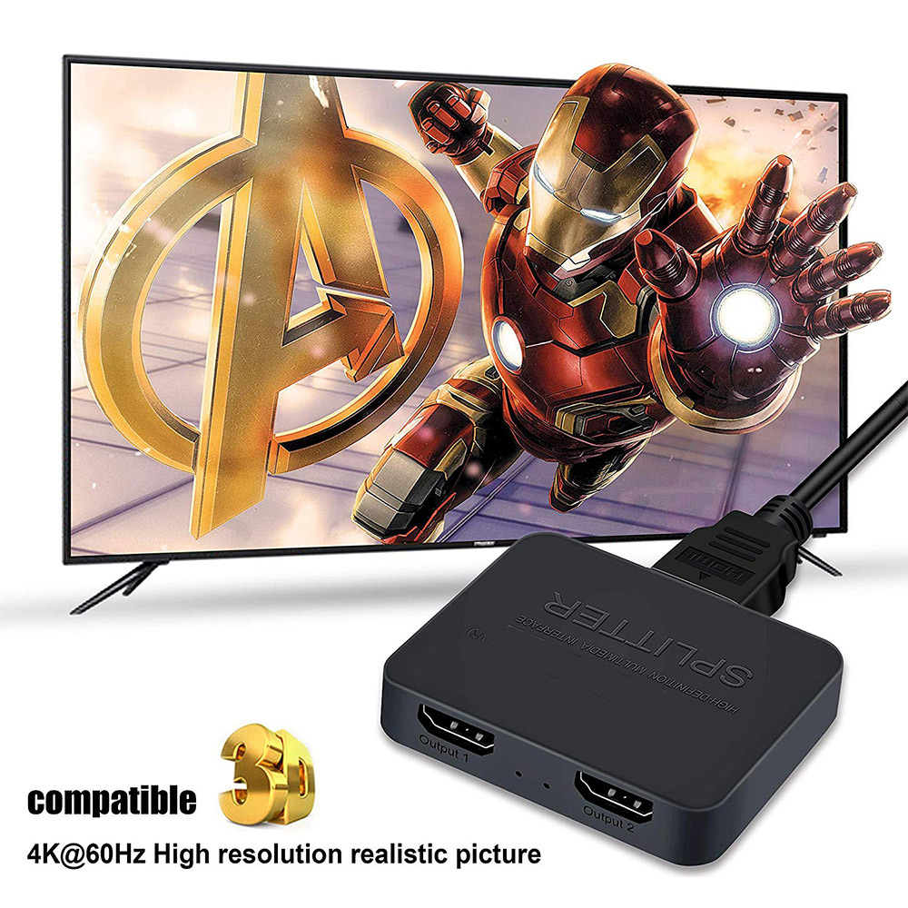 4K HDMI 対応 1x2 スプリッター スイッチ 1 入 - Xbox Laptop Accessories のレビューと価格