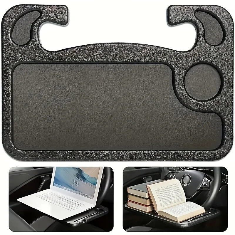 多機能2-in-1カーステアリングホイールデスクトレイ、頑丈 - Laptop Extra Accessories のレビューと価格