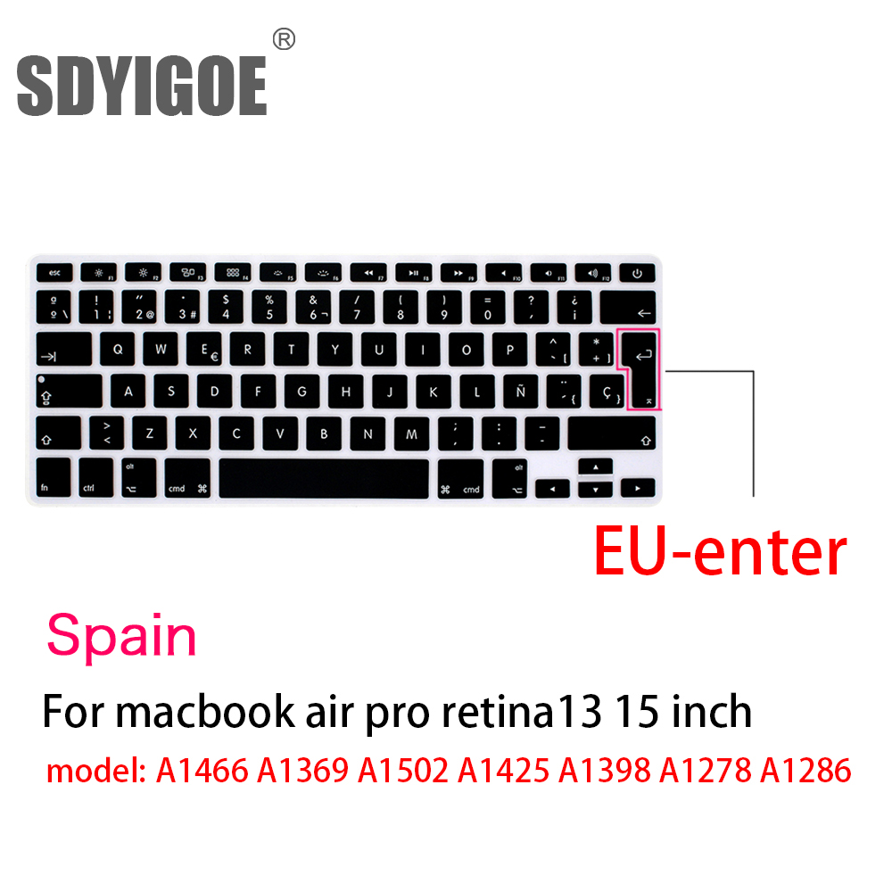 キーボードプロテクターカバー,スペイン語,チリ,macブック - Mac Laptop Accessories のレビューと価格