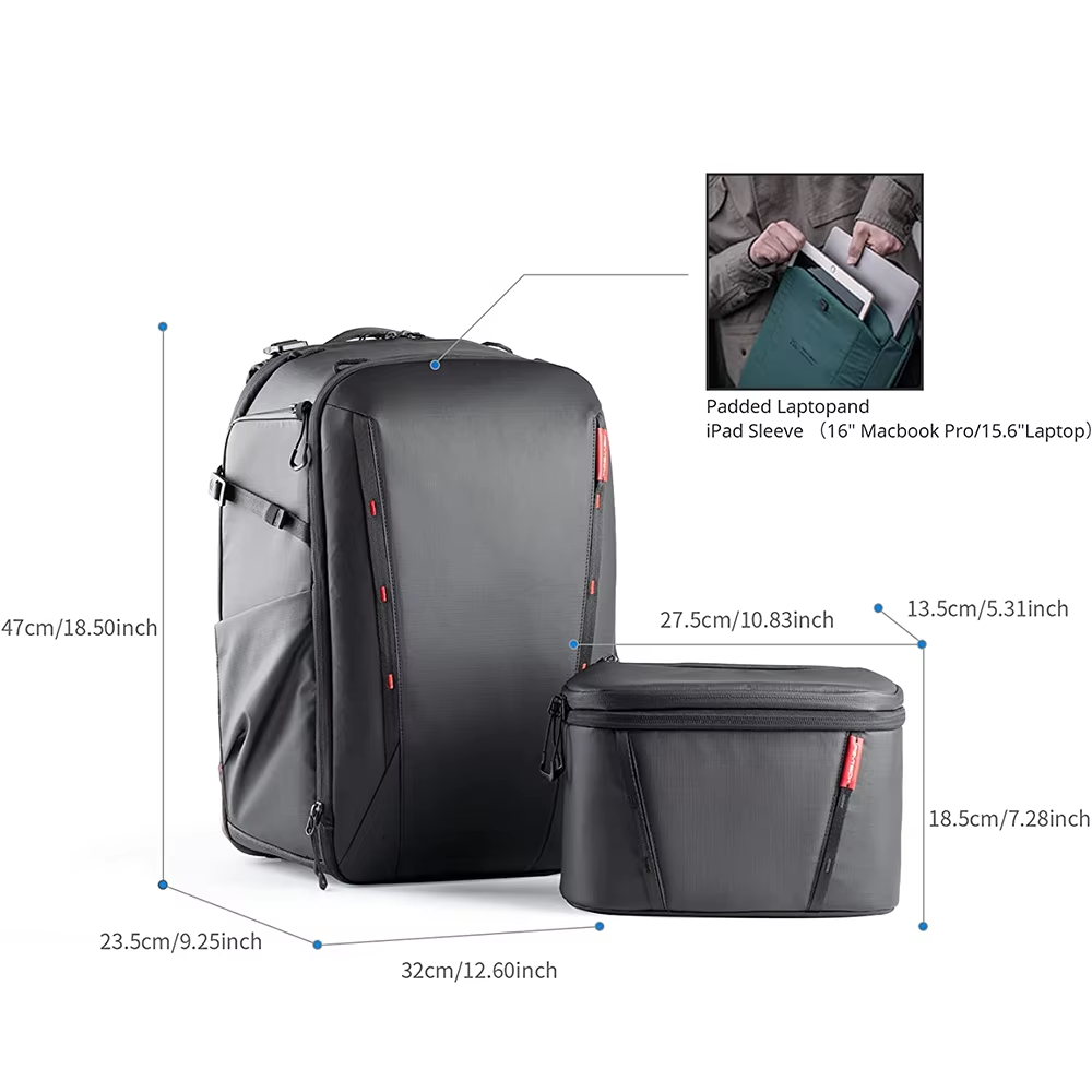 Pgytech-onemo 2カメラバックパック (ショルダ - Laptop Bag Waterproof のレビューと価格