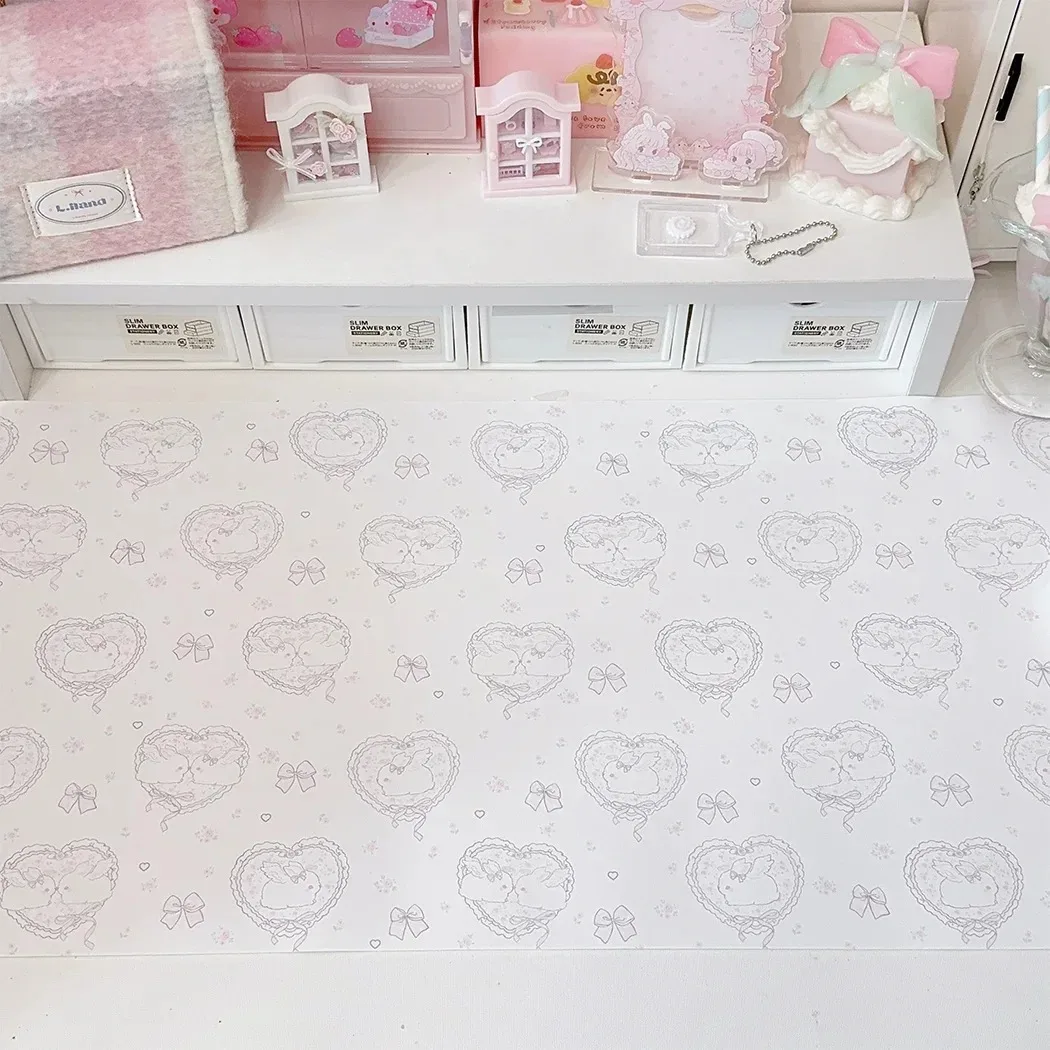 かわいいピンクのウサギの女の子ハートレザーデスクパッドマウス - Laptop Accessories Pink のレビューと価格