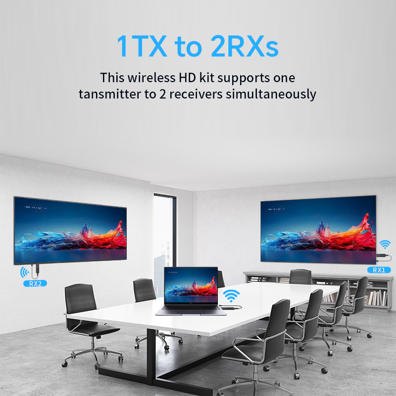 1080P ワイヤレス HDMI ビデオ送信機および受信機エ - Laptop Accessories Computer のレビューと価格