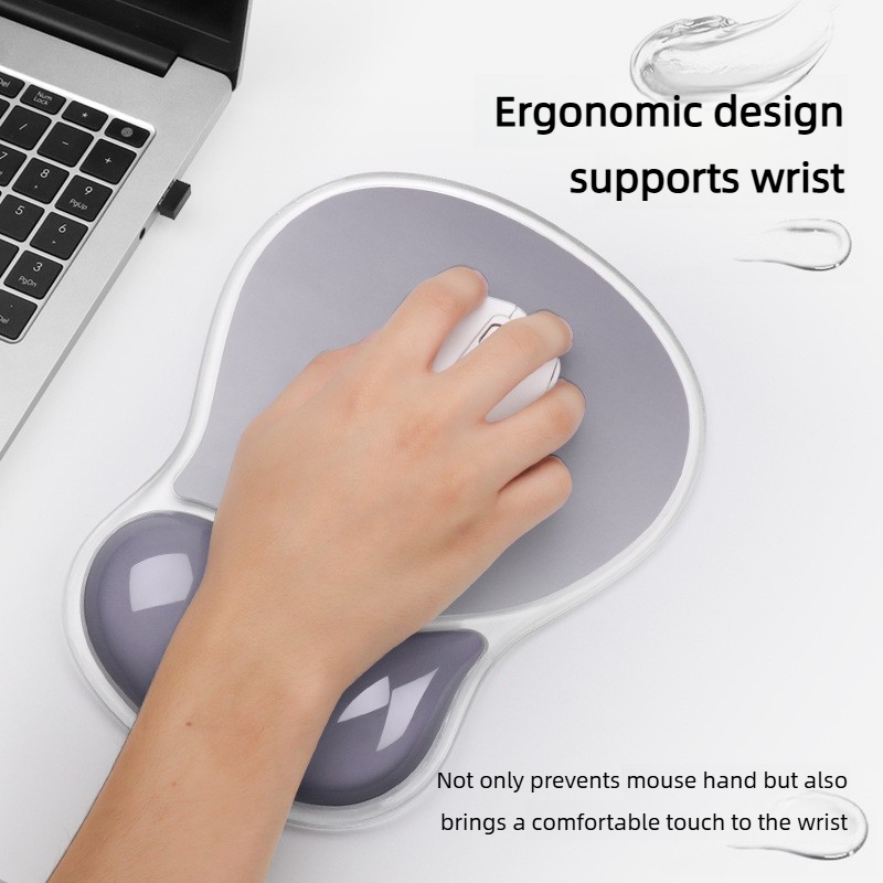 グラデーションカラーマウスパッド 滑り止めリストサポート 人 - Wrist Rest Gel のレビューと価格