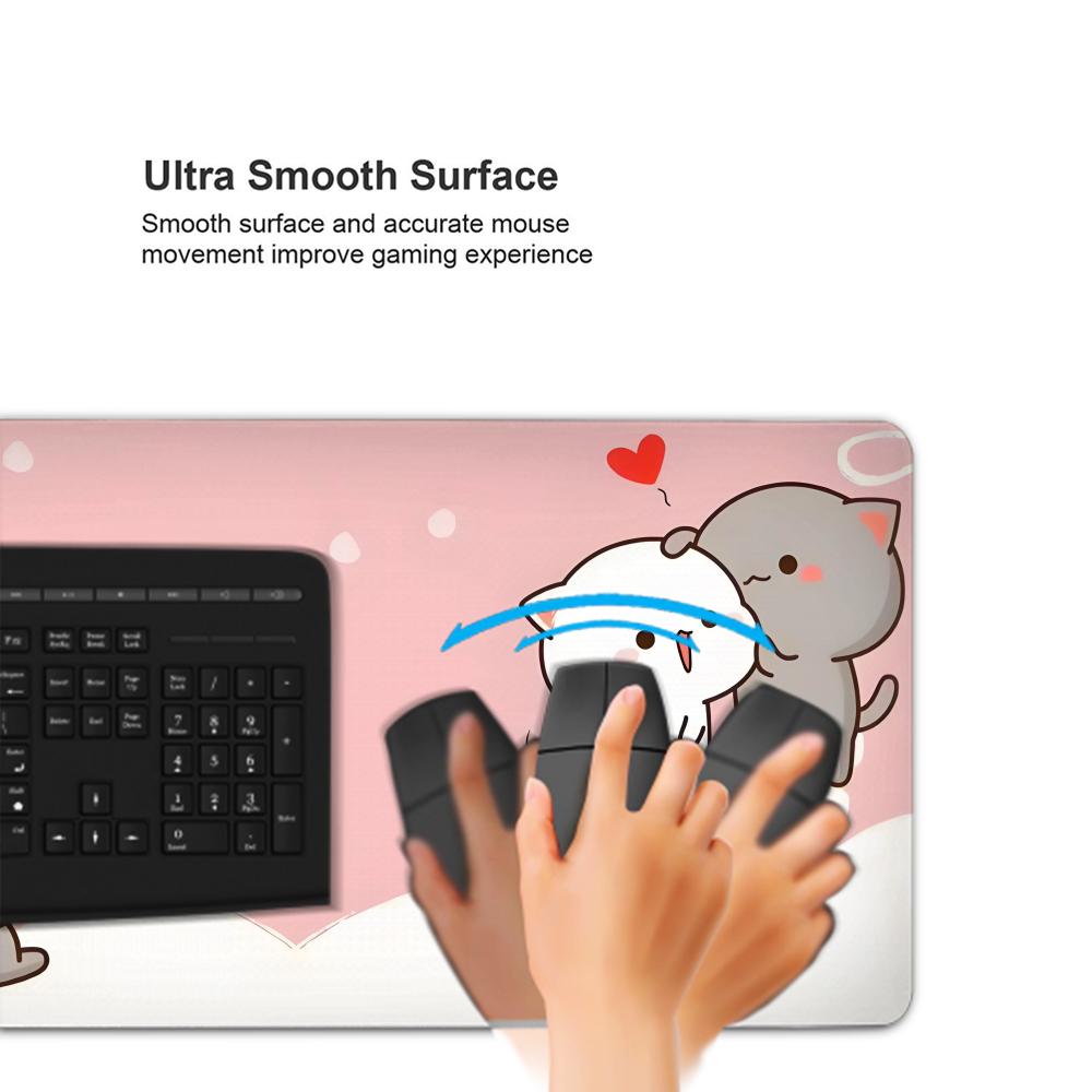 XXL カワイイゲーミングマウスパッド 900x400x3M - Laptop Accessories Pink のレビューと価格