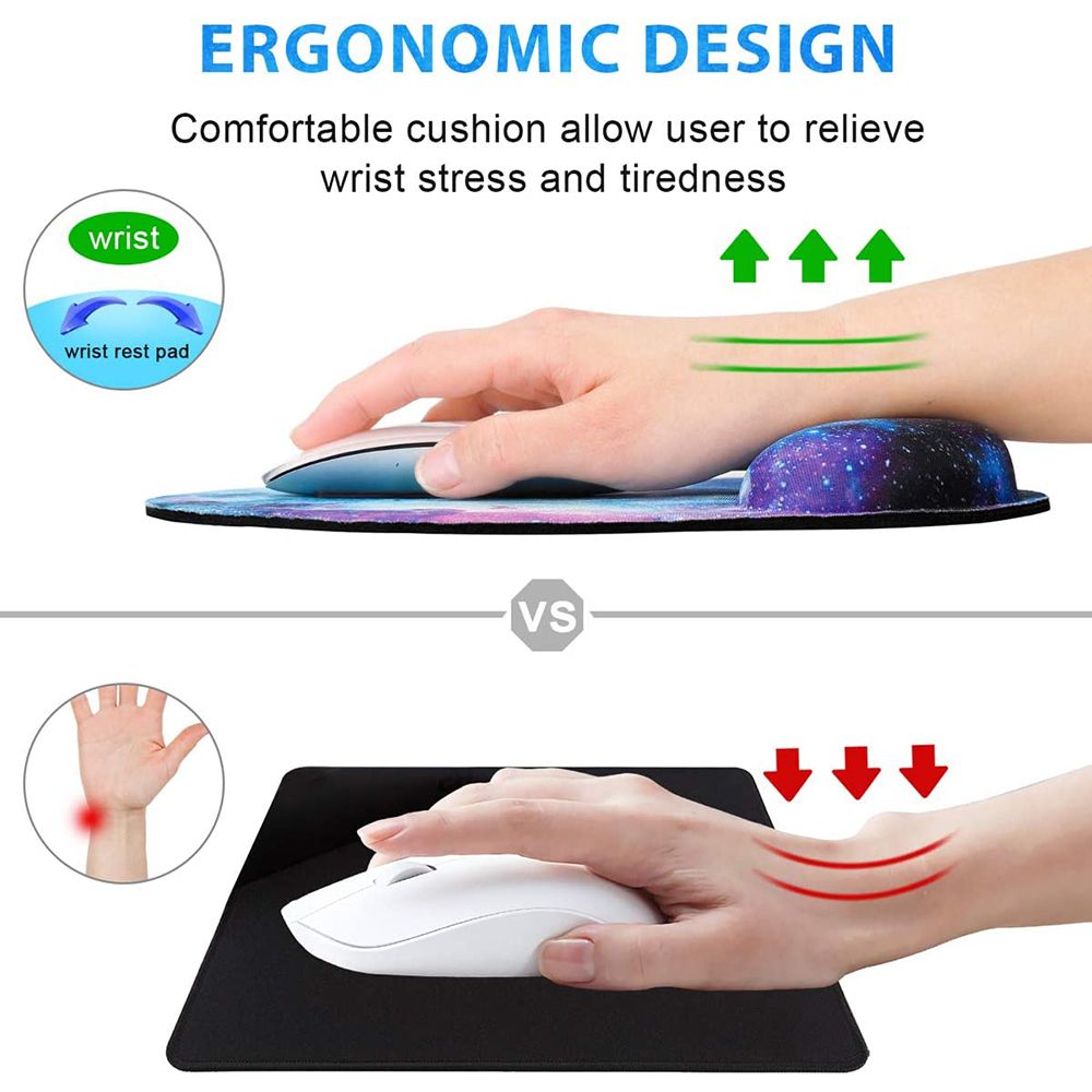 人間工学に基づいたシリコンリストレストマウスパッド,ハンドサ - Wrist Rest Gel のレビューと価格
