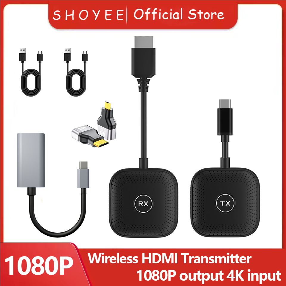 1080P 50m ワイヤレスエクステンダービデオ送信機と受 - Laptop Accessories Computer のレビューと価格