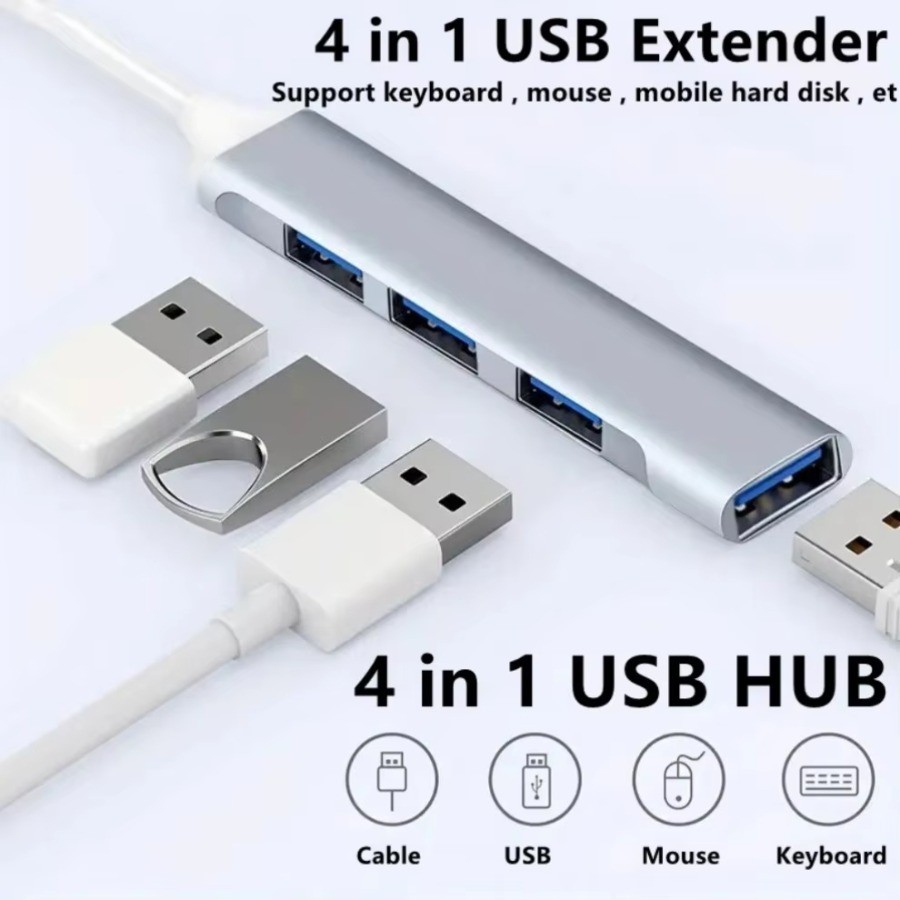 4 in 1 USBハブ USB-Cハブ 4ポート USB  - Mac Laptop Accessories のレビューと価格