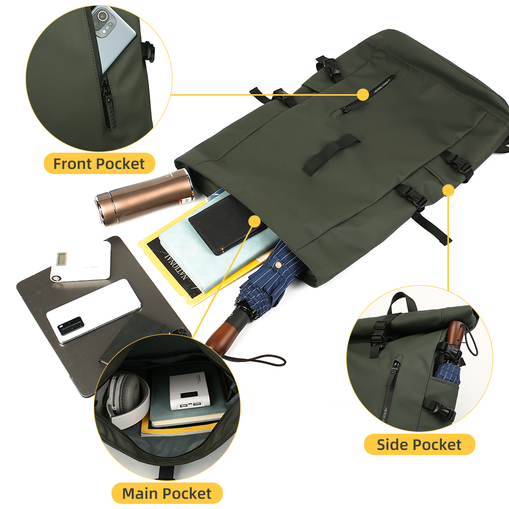 Heroic Knight メンズ バックパック アウトドア - Laptop Bag Waterproof のレビューと価格