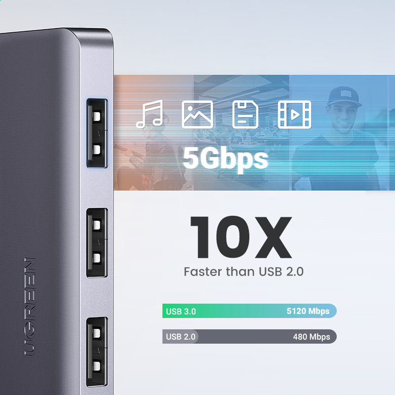 UGREEN USB ハブ 4 ポート USB-A スプリッ - Xbox Laptop Accessories のレビューと価格