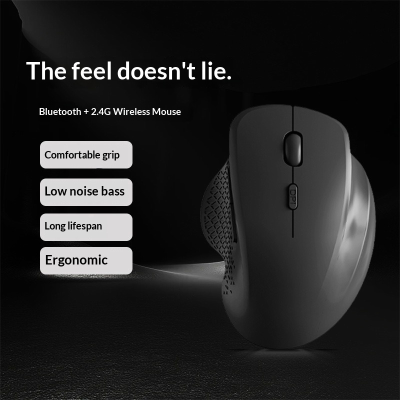 グレーワイヤレス Bluetooth マウストライモードユニ - Laptop Accessories Officeworks のレビューと価格
