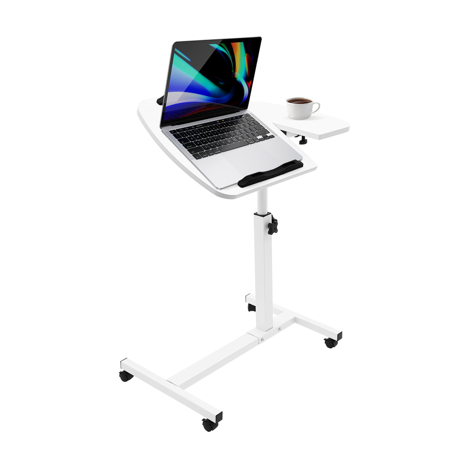 調節可能なローリングラップトップデスクスタンド、ホワイトMD - Laptop Accessories Officeworks のレビューと価格