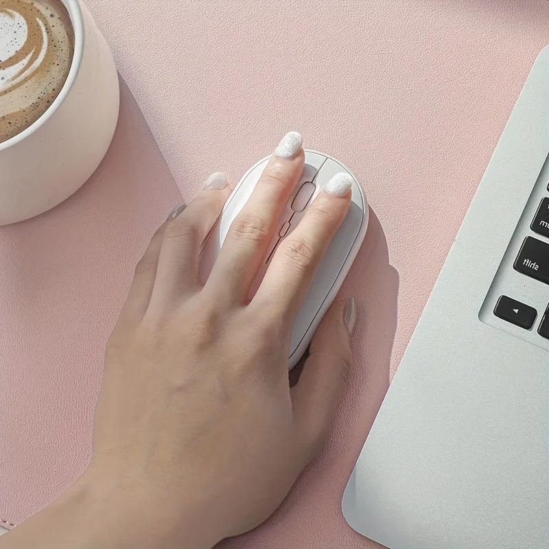 ピンクの無地レザーデスクパッド、マウスプロテクター、大小のマ - Laptop Accessories Pink のレビューと価格